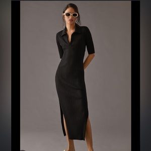 STATESIDE RIBBED MAXI DRESS XS
